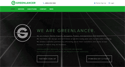 Desktop Screenshot of greenlancer.com